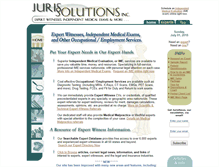 Tablet Screenshot of jurissolutions.com